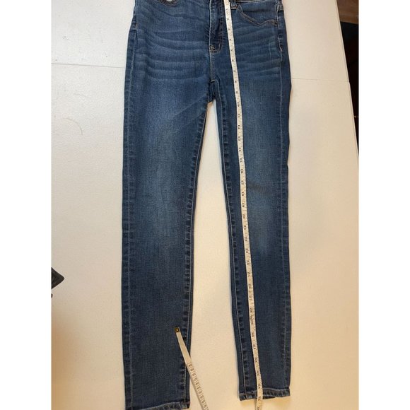 J. Crew Womens Jeans Mercantile Skinny Leg Mid Rise Medium Wash Blue Size W28 - Picture 5 of 9